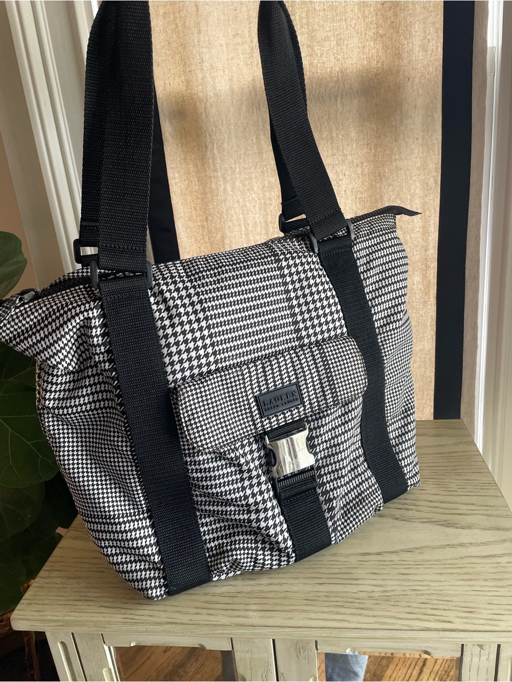 Lauren by Ralph Lauren  Houndstooth Women’s Tote Bag